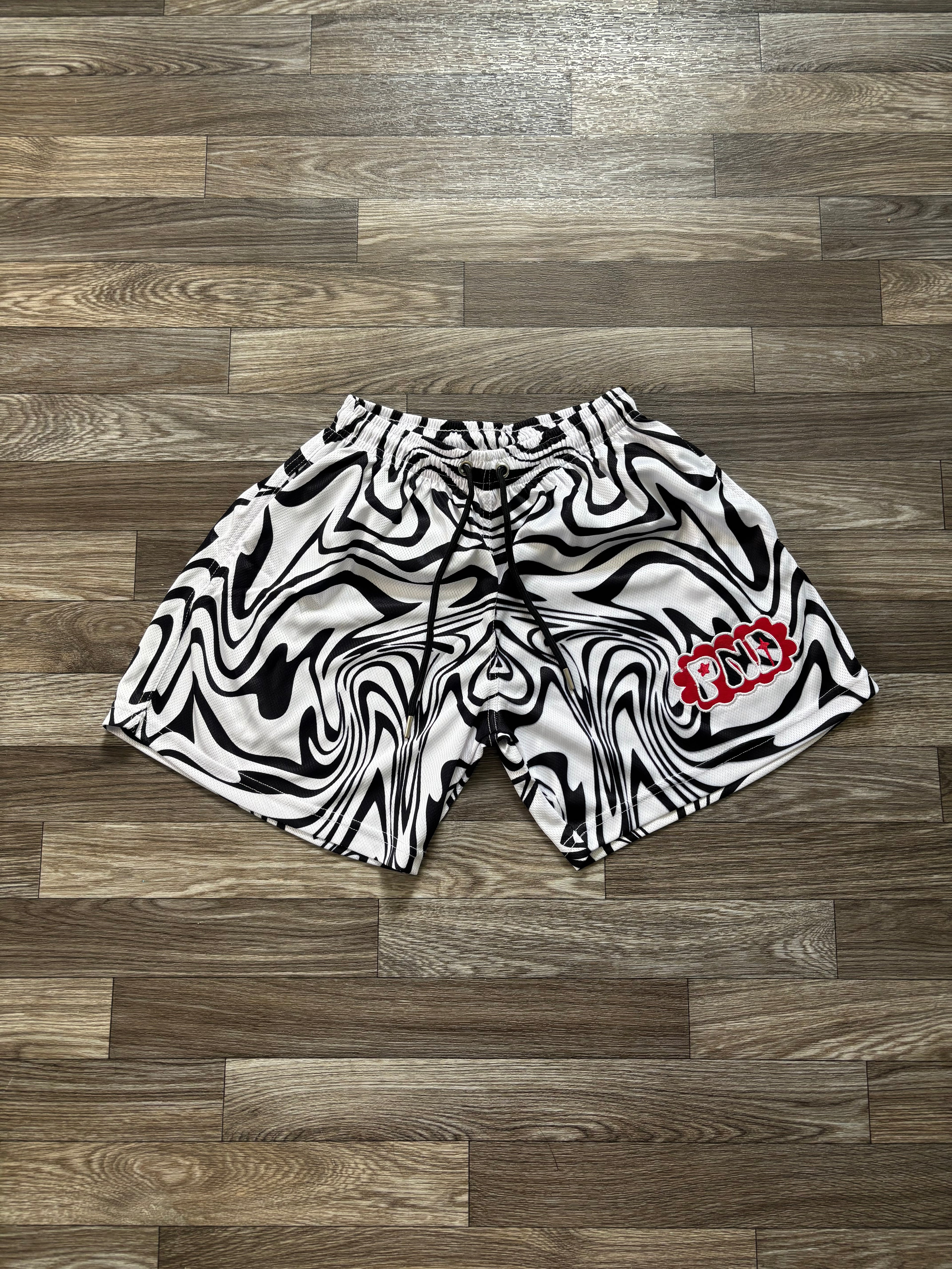 Black n White Shorts