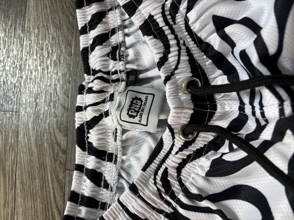 Black n White Shorts