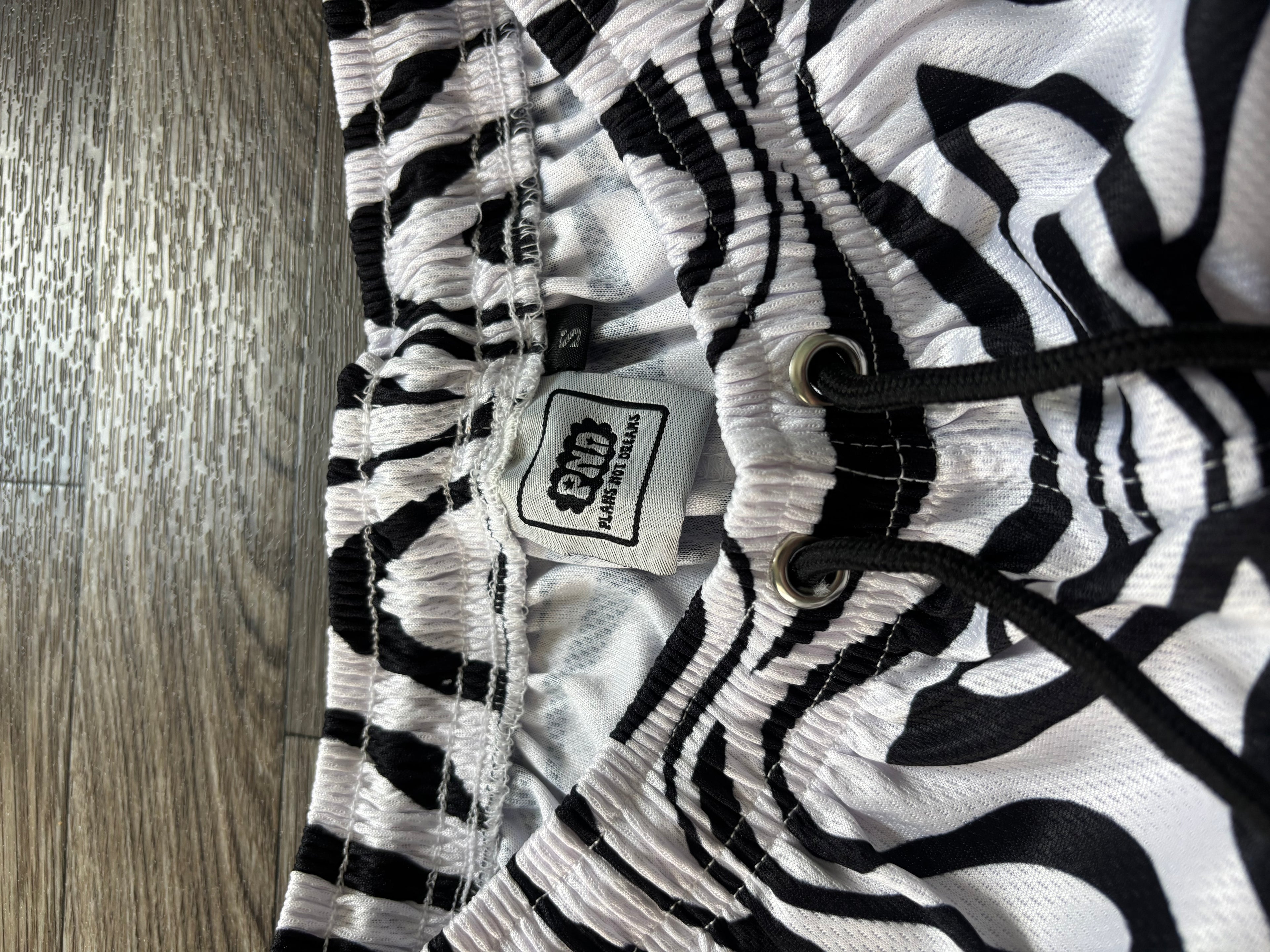 Black n White Shorts