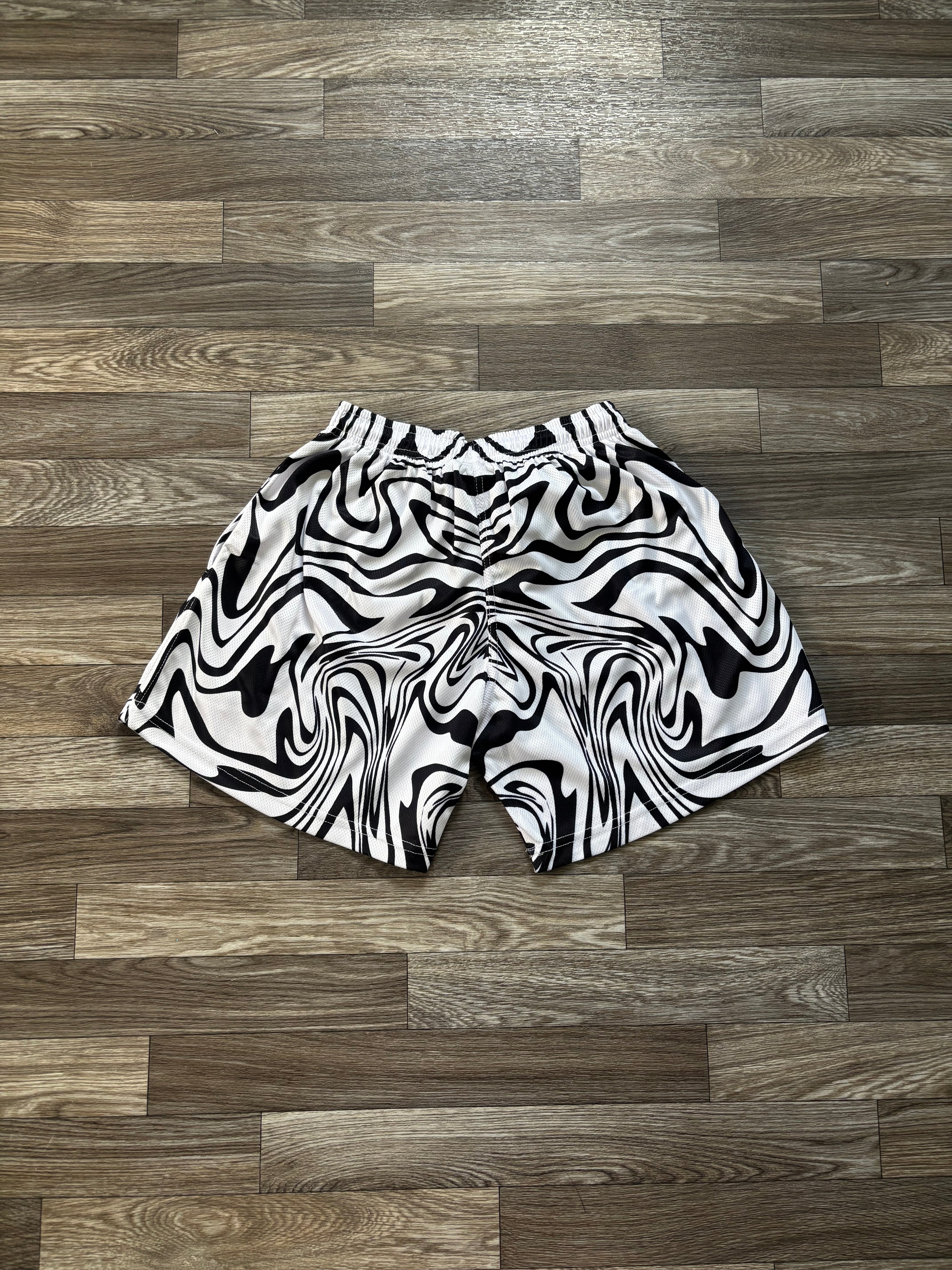 Black n White Shorts