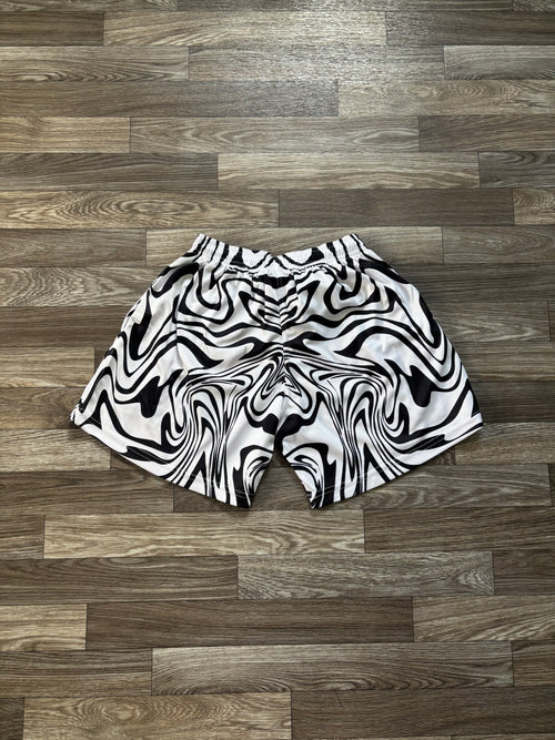 Black n White Shorts