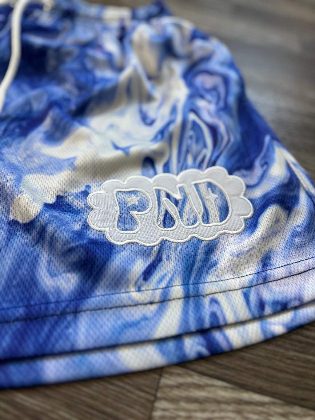Blue Swirl Shorts