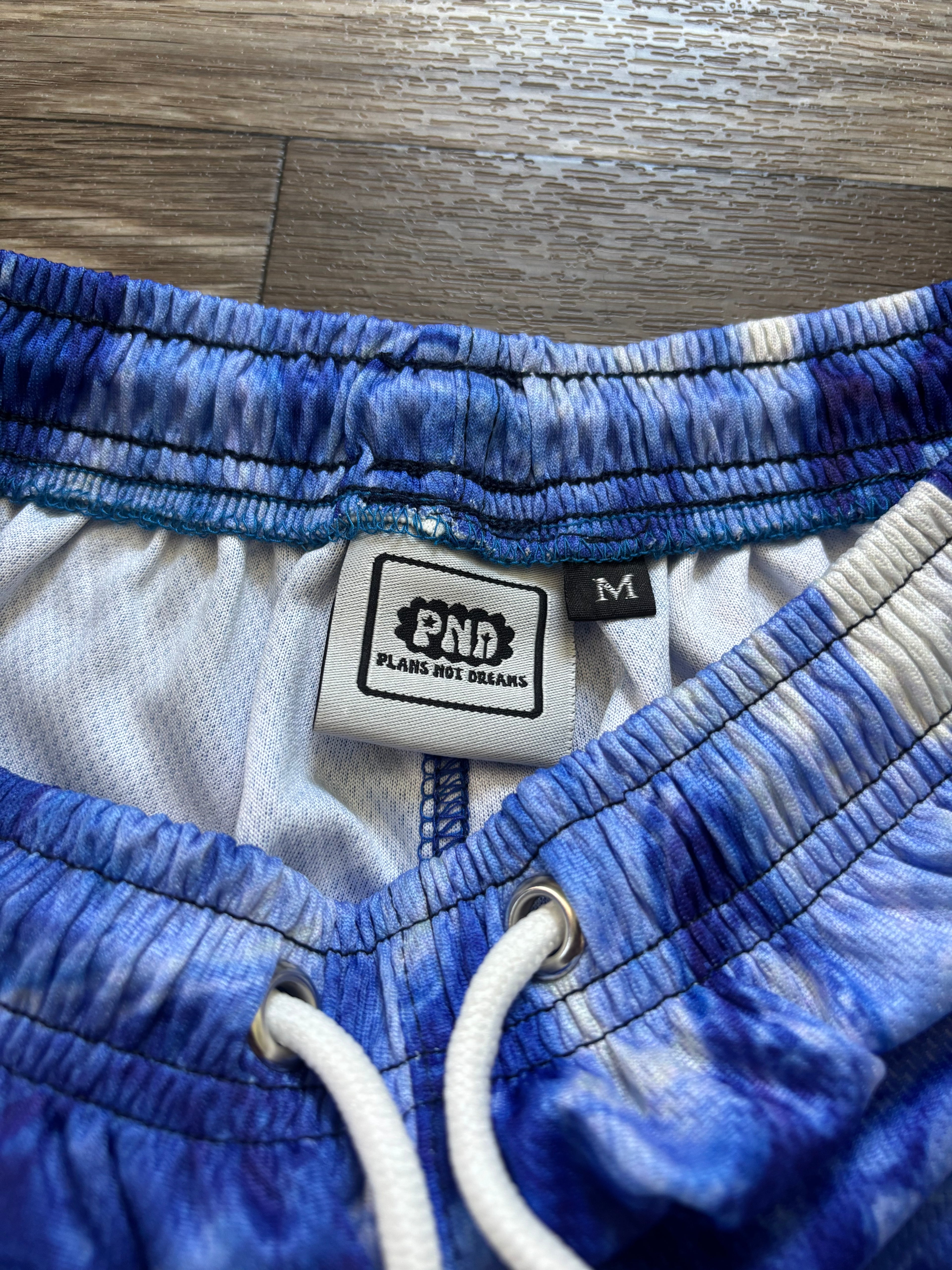 Blue Swirl Shorts