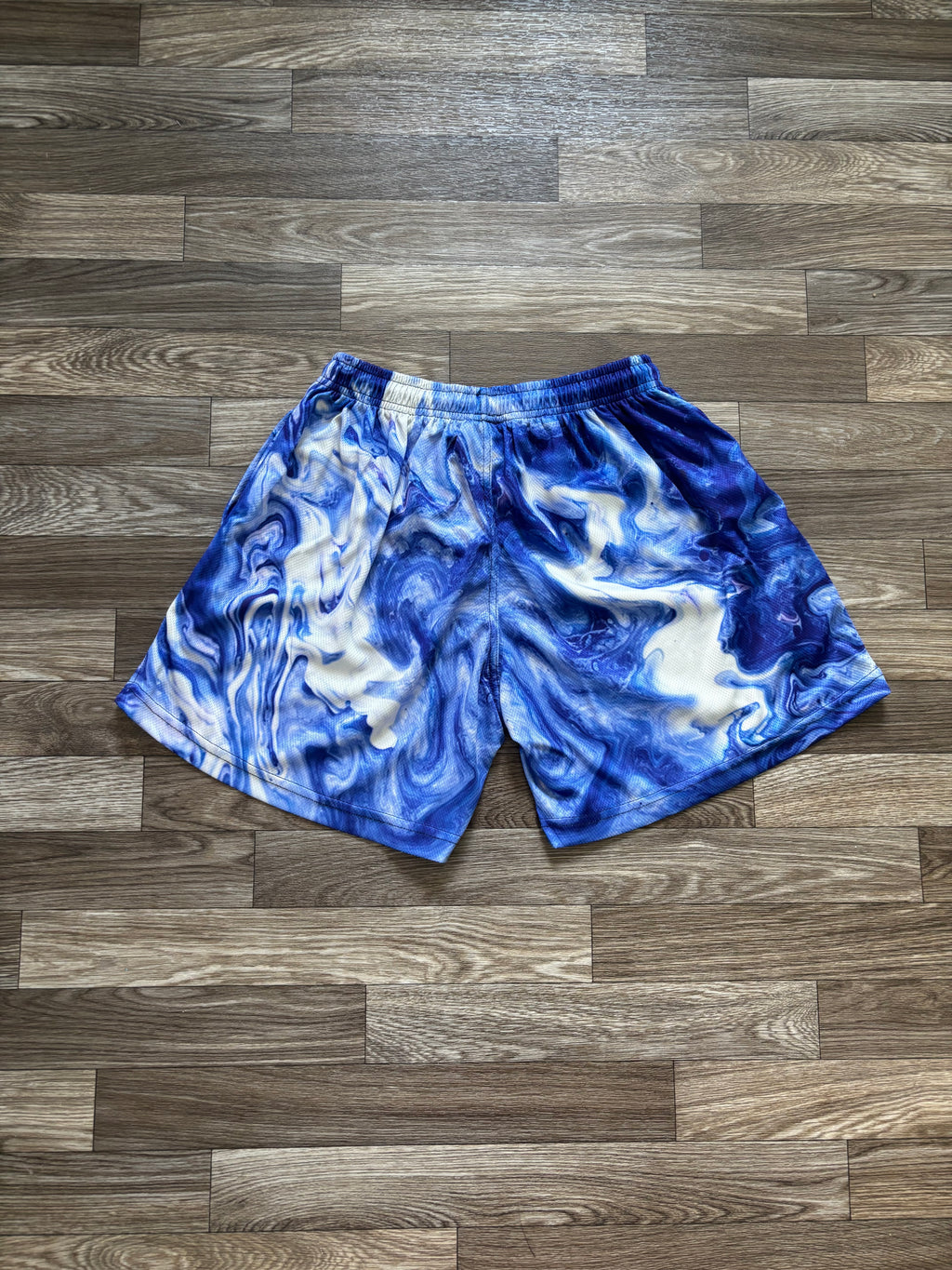 Blue Swirl Shorts