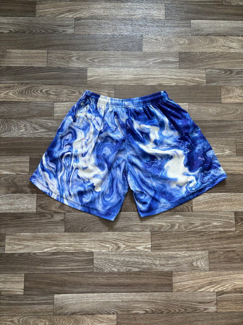 Blue Swirl Shorts